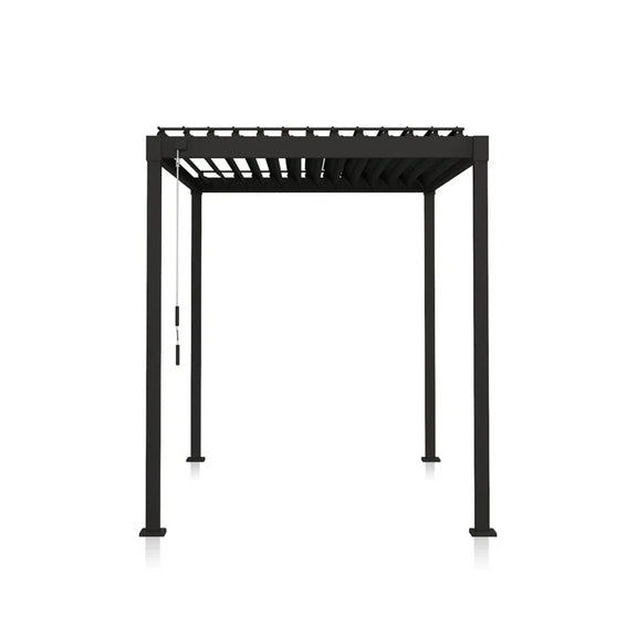 80/88S Steel Frame Pergola with Adjustable Louvered Roof