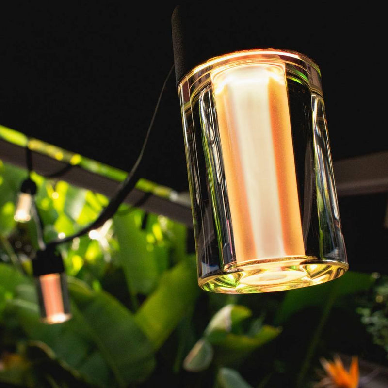 12-Light 24 Ft. Outdoor Plug-In RGB Integrated LED Smart Wi-Fi Edison String-Light, Works Alexa/Hey Google/Siri (2-Pack)